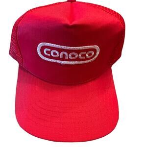 Conoco Red Snap Back Truckers Hat/Cap NWOT
